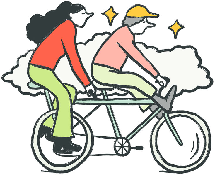 Odile et les cycleux : service d'hébergement et soutien aux pratiques cyclistes